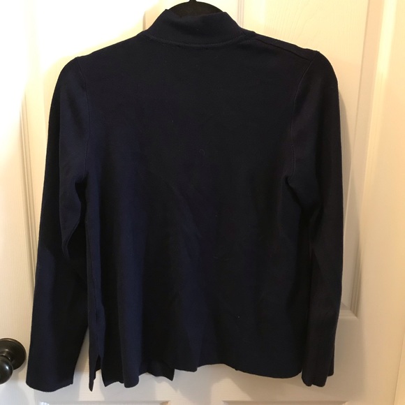 Louis Dell’Olio whisper Knit Cardigan XS dark navy blue - Picture 2 of 4
